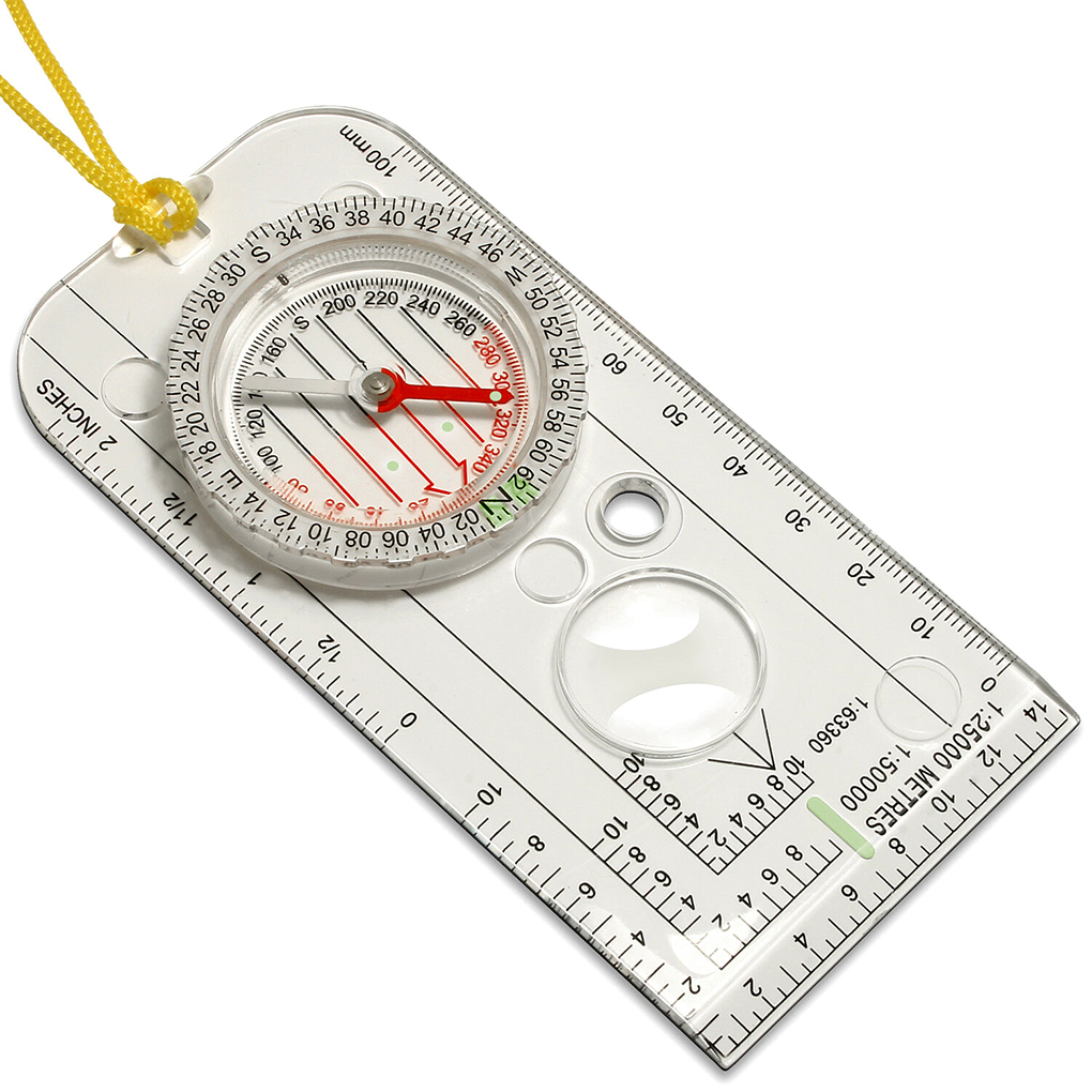 Outdoor Hunting Maps - Compass Navigation Map Ruler Reading Scouting