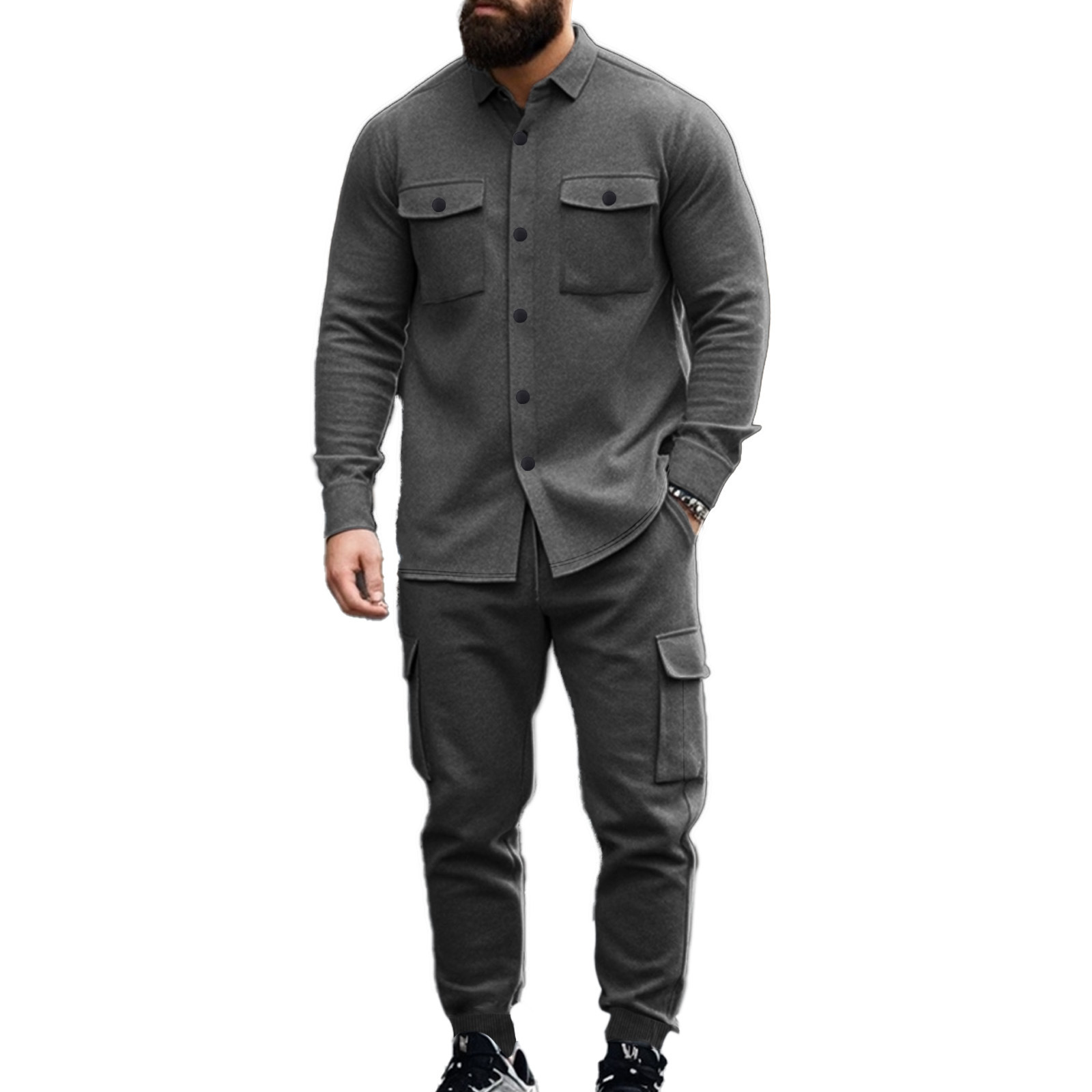 Outdoor Hunting Overalls - Men's Tactical Hunting Jacket Shirt Set