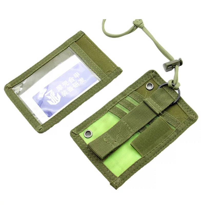 Hunting Outdoors Card - Tactical ID Card Holder Hook Loop