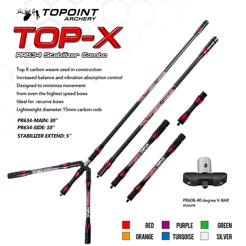 Arrow Carbon Shaft - TOPOINT Balance Stabilizer Combo Main-Bar 18/24/27/30/34inch