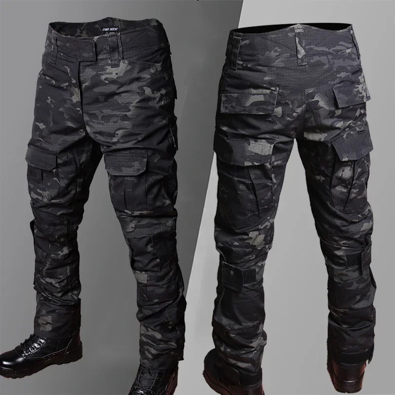 Outdoor Hunting Overalls - Men's tactical camouflage combat pants, outdoor