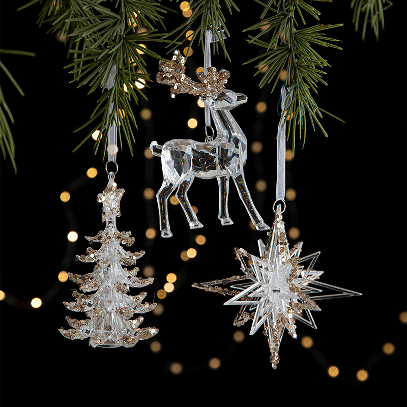 Elk Bugle Call - Christmas Tree Toys Acrylic Elk Bells