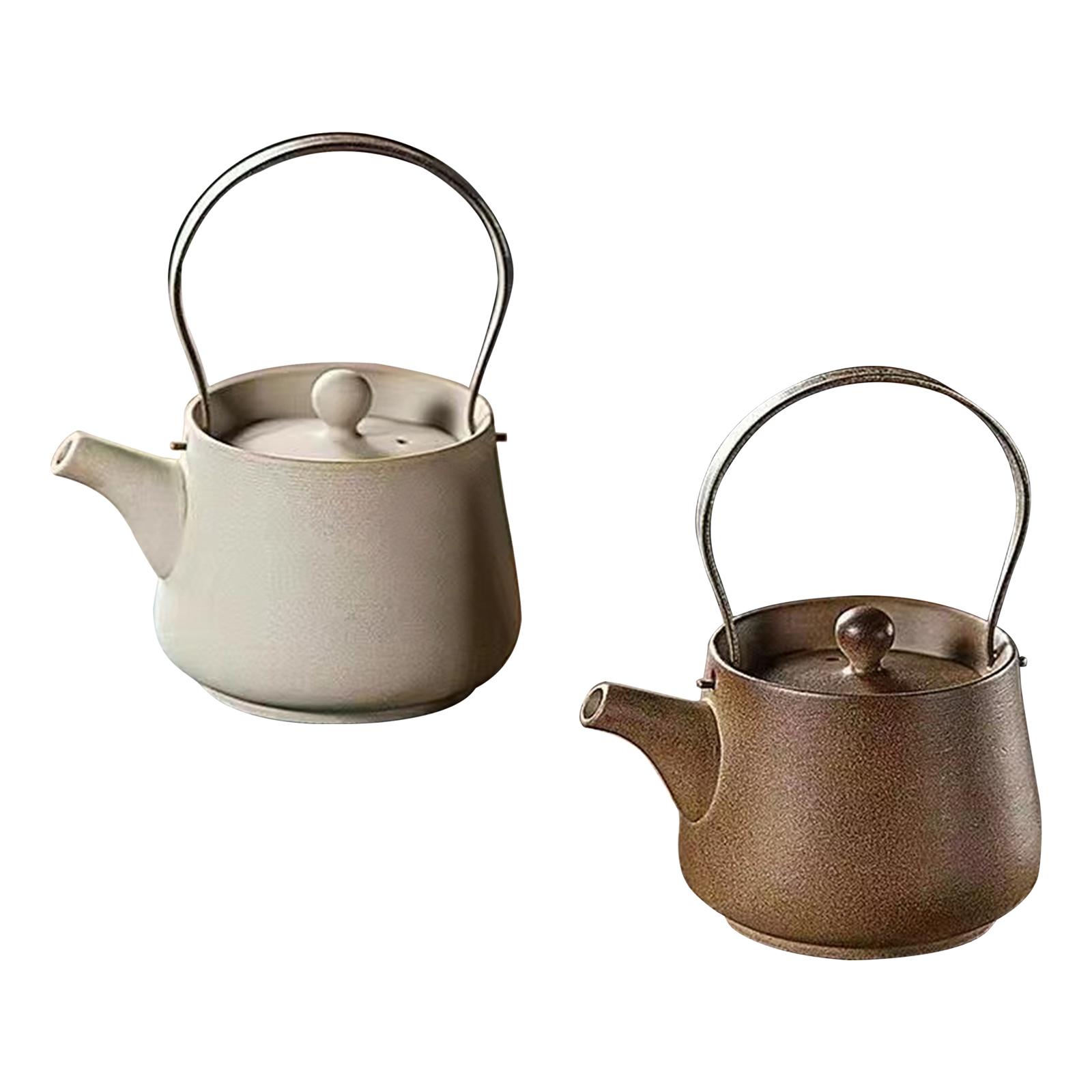 Outdoor Hunting Kitchen - 200ml Ceramic Teapot Farmhouse Tea Infuser