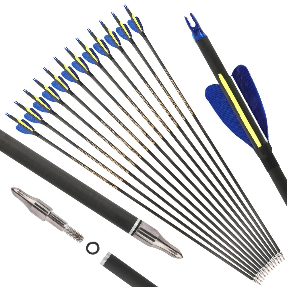 Arrow Carbon Shaft - Carbon Arrows 32 Inch Spine 500/600