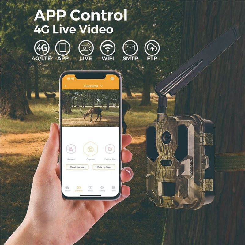 FEDI-Waterproof 120MP 4G Outdo - Hunting Outdoor Shows ulasan dan harga