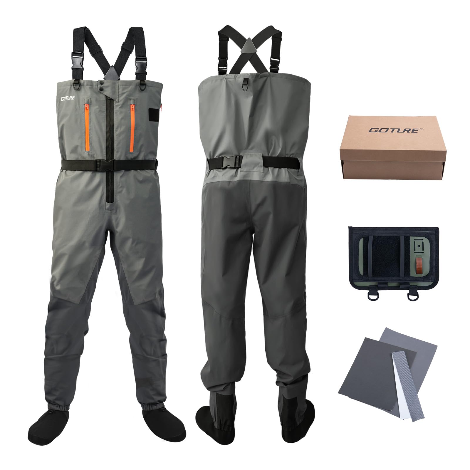 Goture 5-Layer Waterproof Fish - Fishing Waders Breathable ulasan dan harga