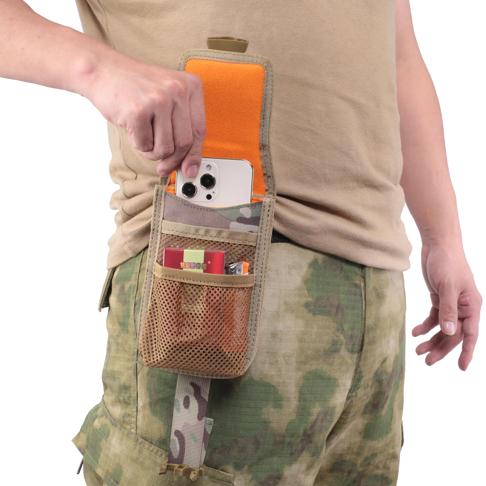 Molle Double-layer Mobile Phon - Hunting Outdoors Card ulasan dan harga