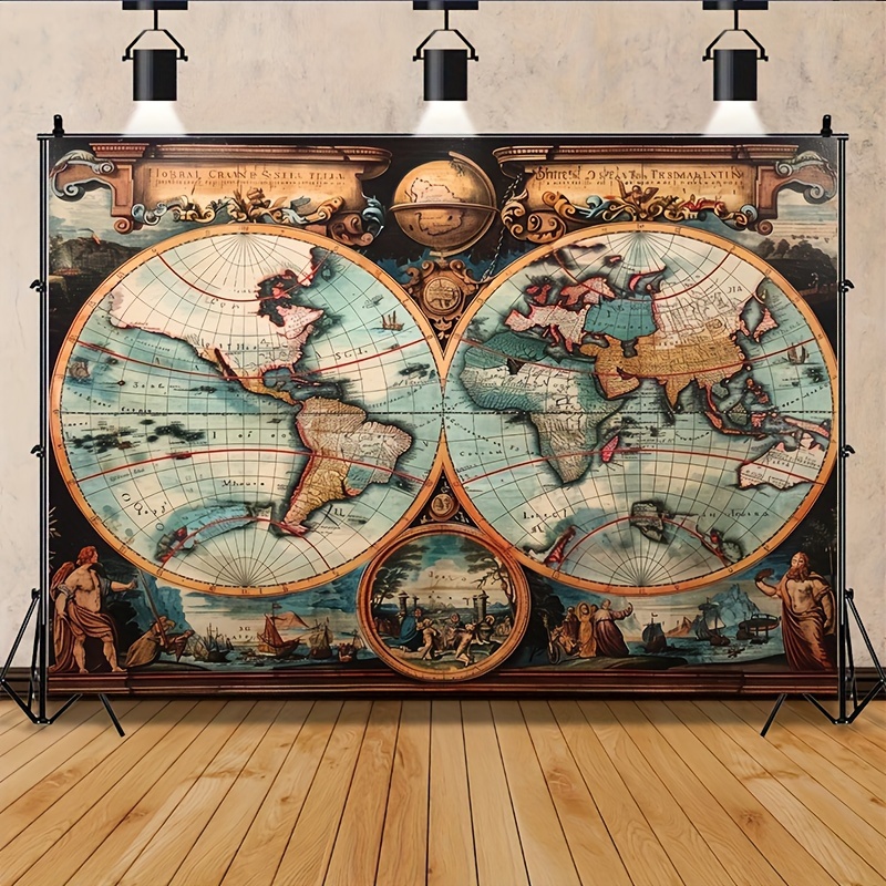 1 vintage nautical adventure b - Hunting Outdoor Background ulasan dan harga