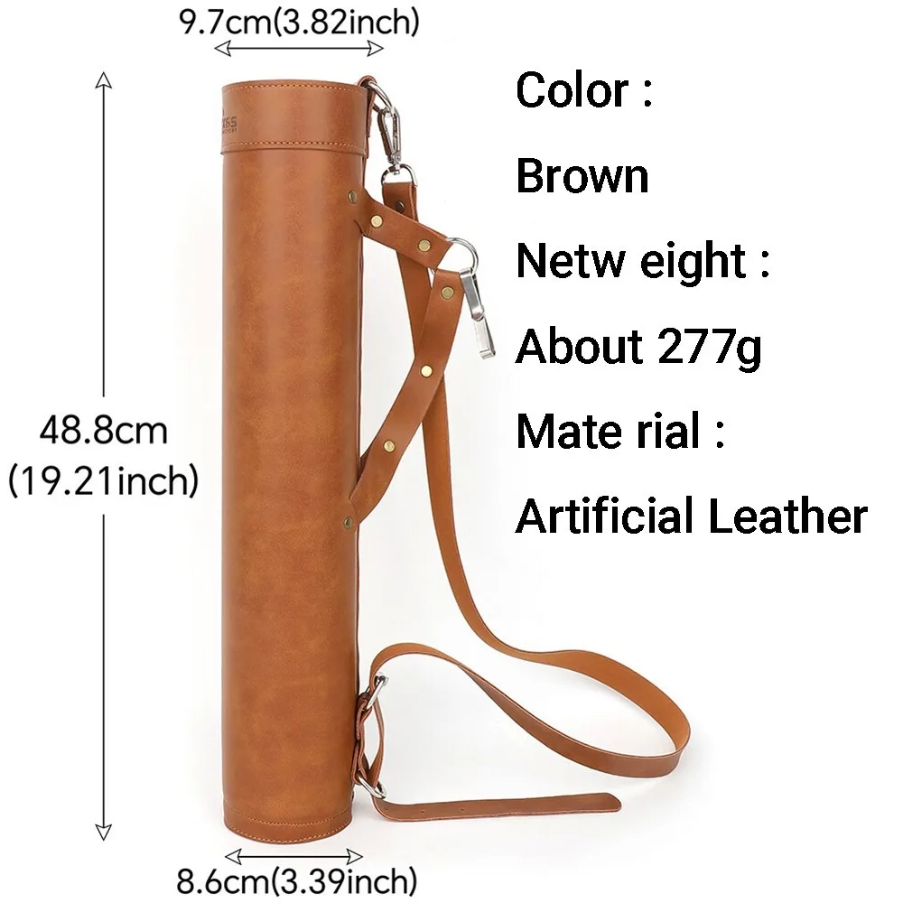 1pc Traditional PU Leather Bac - Quiver Arrow Back ulasan dan harga