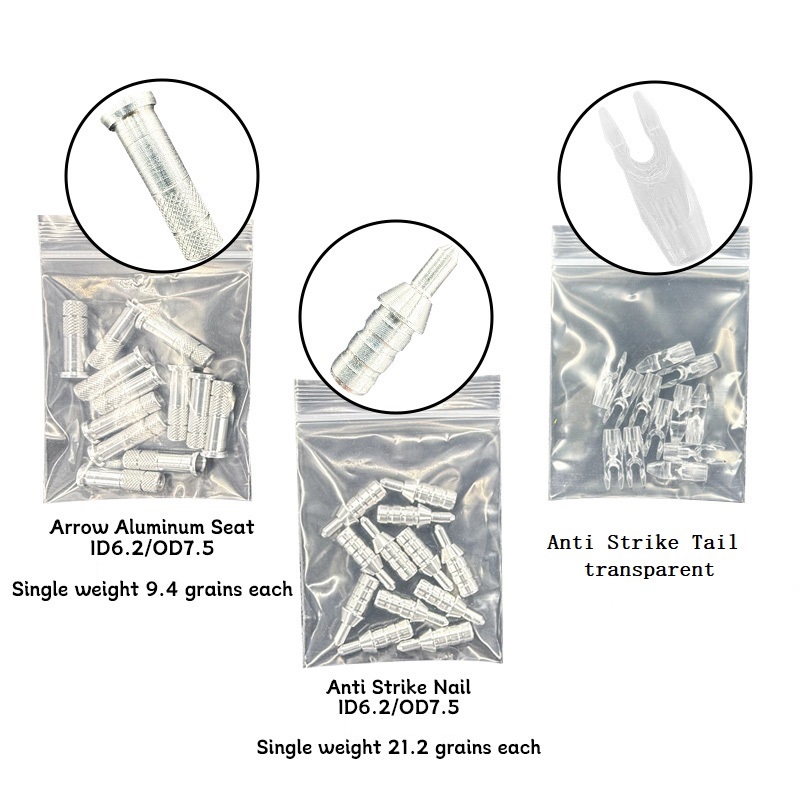 25Pcs Arrow Pins Nocks Set Siz - Arrow Carbon Shaft ulasan dan harga