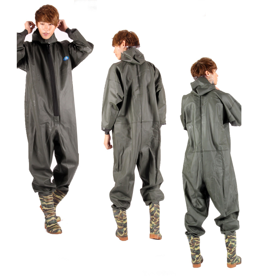 Man Women Waterproof Wader Sui - Outdoor Hunting Overalls ulasan dan harga