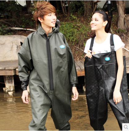 Man Women Waterproof Wader Sui - Outdoor Hunting Overalls ulasan dan harga