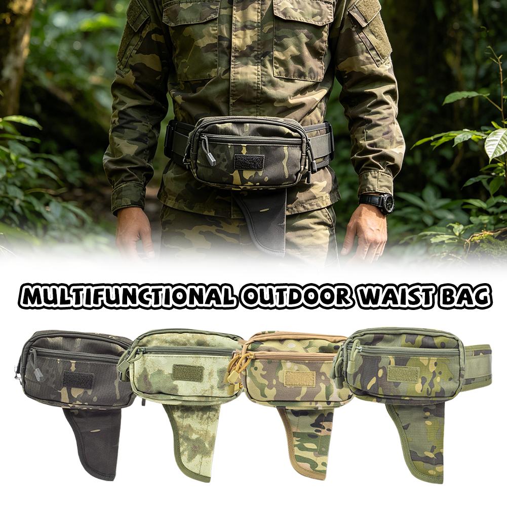 Camo Waterproof Tactical Waist - Outdoor Hunting Packs ulasan dan harga