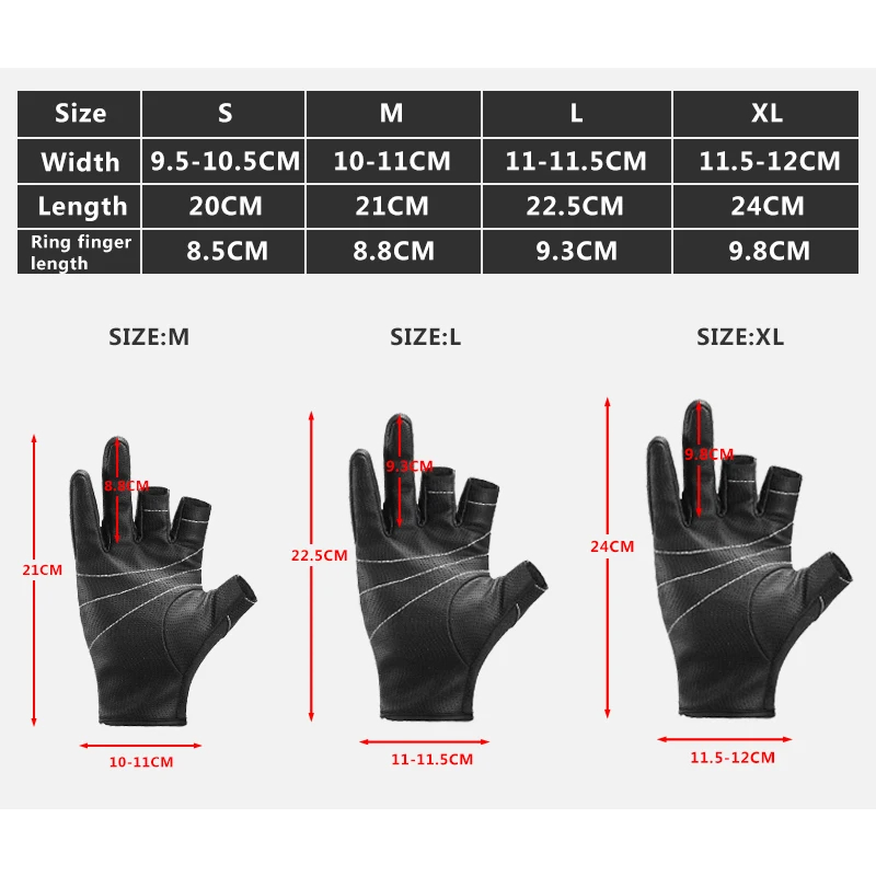 Fishing Fingerless Gloves Fing - Outdoor Hunting Gloves ulasan dan harga