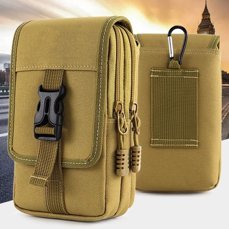 EDC Molle Bag Purse Double Lay - Outdoor Hunting Packs ulasan dan harga