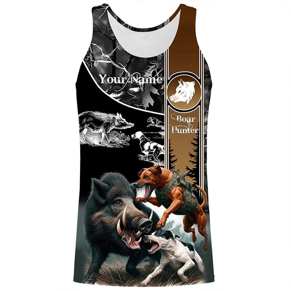 Custom Name Boar Hunter Tank T - Wildman Hunting & Outdoor ulasan dan harga