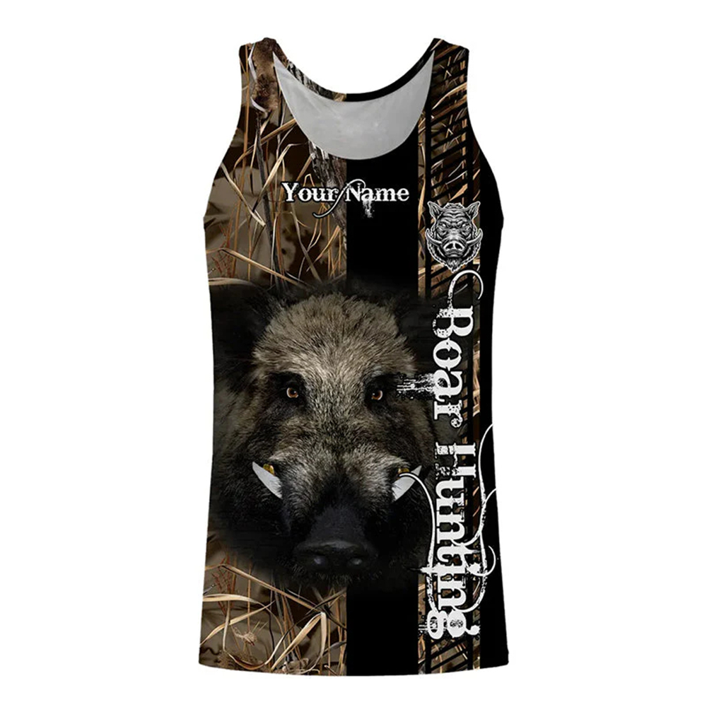 Custom Name Boar Hunter Tank T - Wildman Hunting & Outdoor ulasan dan harga