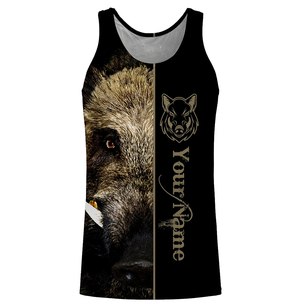 Custom Name Boar Hunter Tank T - Wildman Hunting & Outdoor ulasan dan harga