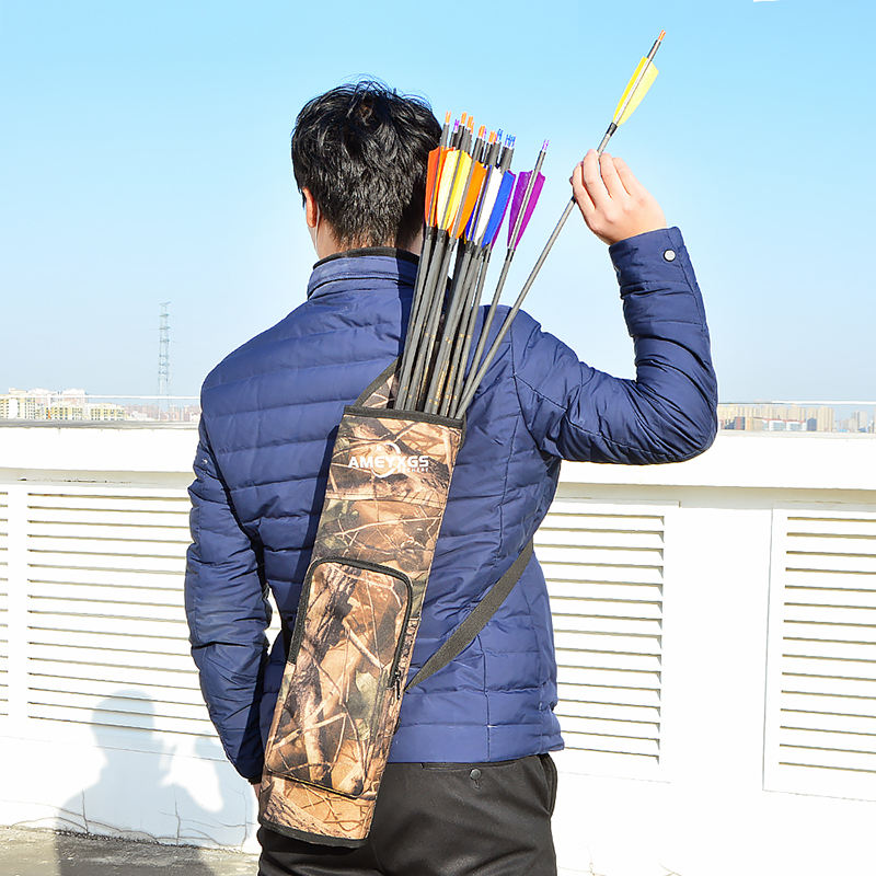 Camo Canvas Back Quiver Portab - Quiver Arrow Back ulasan dan harga