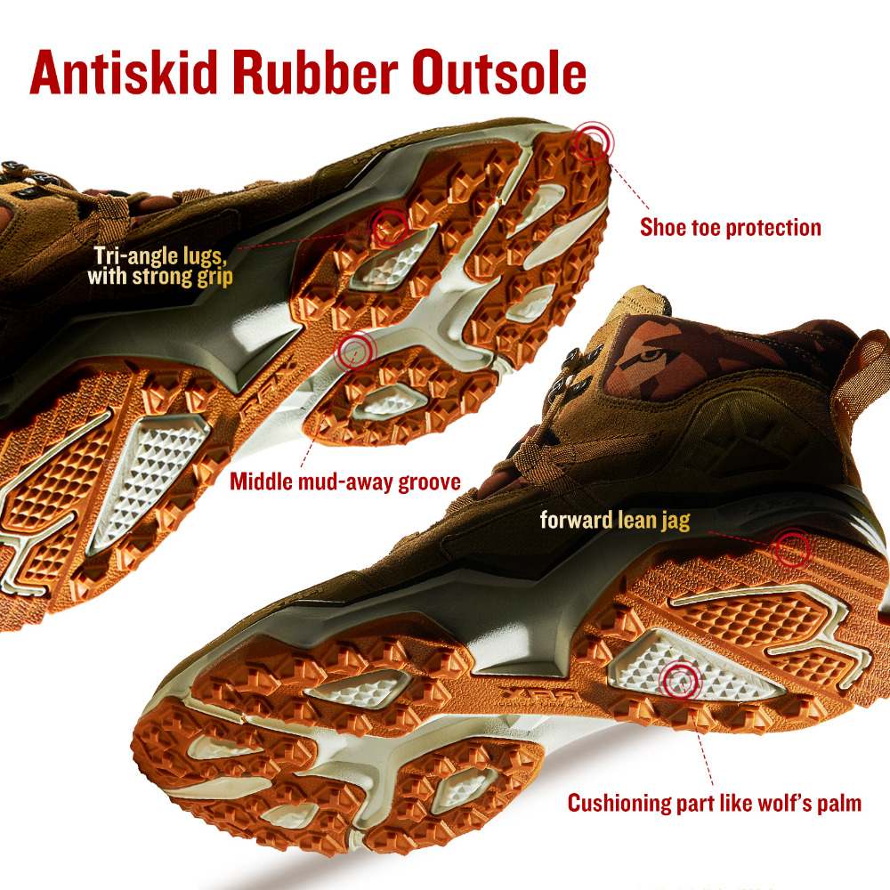 RAX Men Hiking Shoes Mid-top W - Hunting Outdoor Boots ulasan dan harga