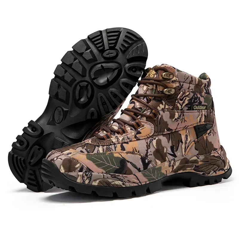 Men's High Top Camouflage Hunt - Hunting Outdoor Boots ulasan dan harga