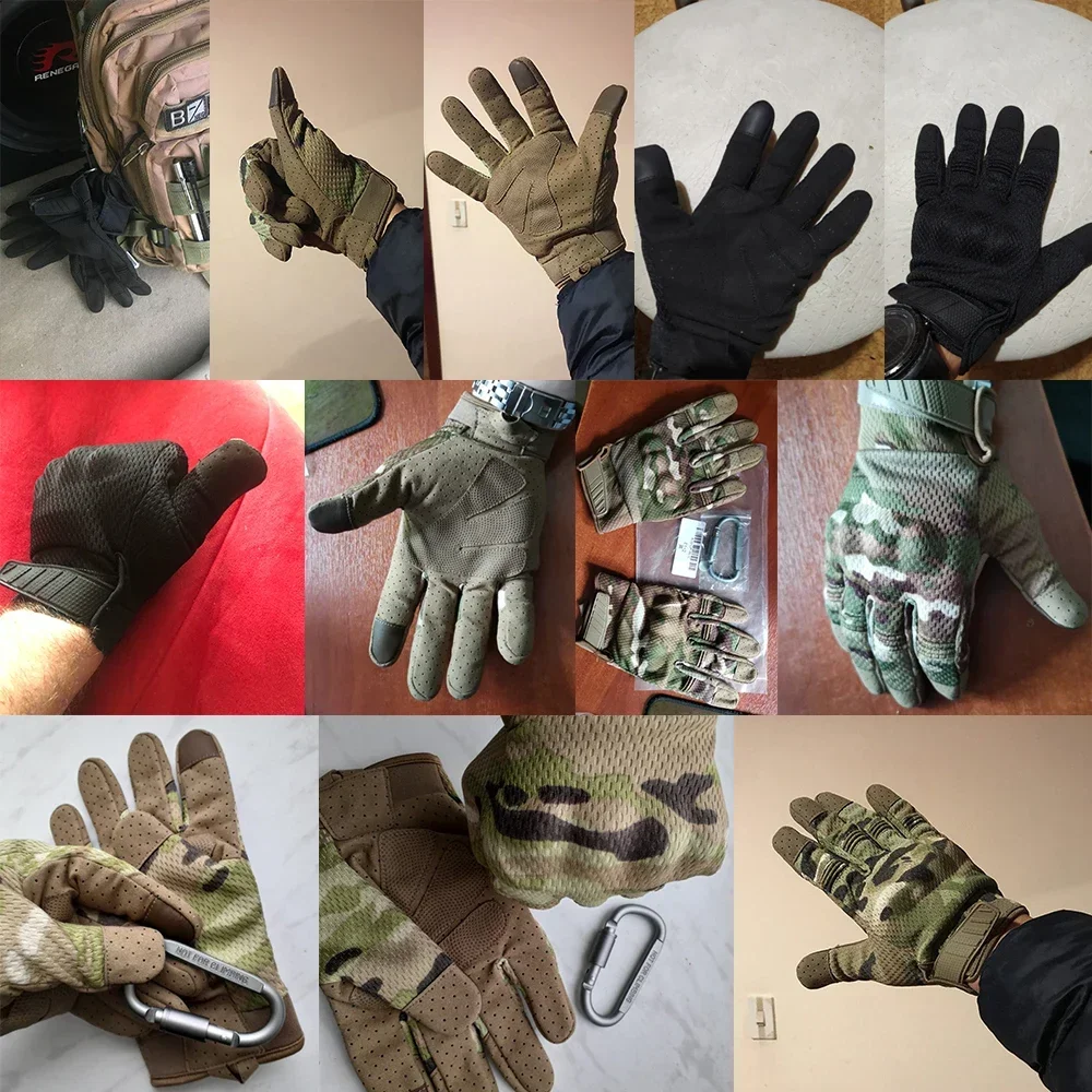 Camo Touch Screen Tactical Glo - Outdoor Hunting Gloves ulasan dan harga