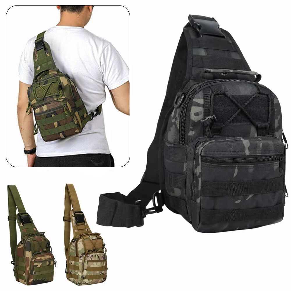 Waterproof Crossbody Chest Bag - Outdoor Hunting Bike ulasan dan harga