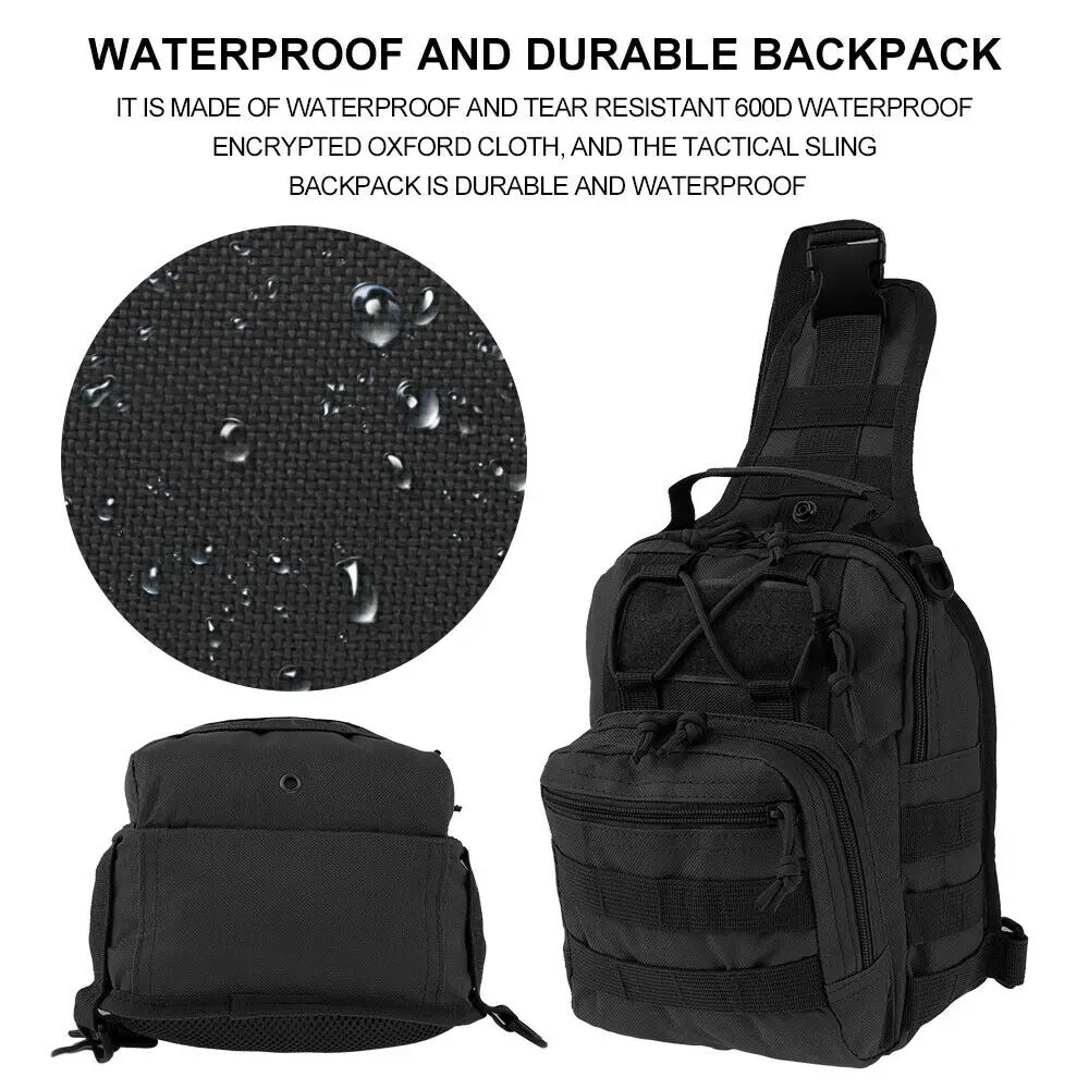Waterproof Crossbody Chest Bag - Outdoor Hunting Bike ulasan dan harga