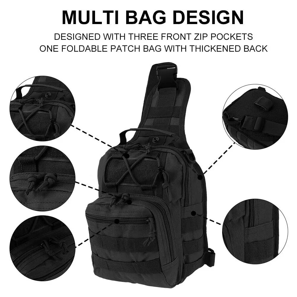 Waterproof Crossbody Chest Bag - Outdoor Hunting Bike ulasan dan harga