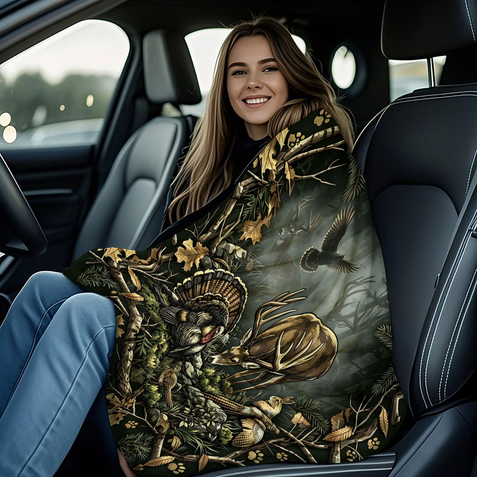 Vintage Woodland Animal Throw  - Wildman Hunting & Outdoor ulasan dan harga