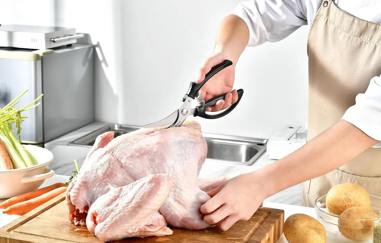 Heavy Duty Poultry Shears - Ki - Game Shears Kitchen ulasan dan harga