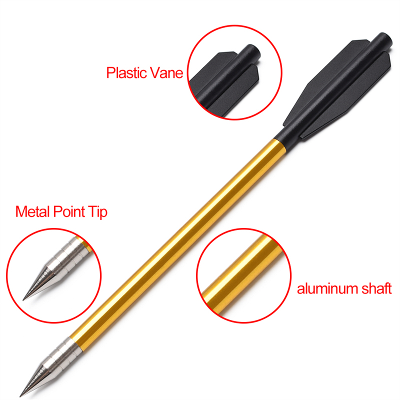 60Pcs 6.3'' Aluminum Shaft Arr - Outdoor Hunting Quotes ulasan dan harga
