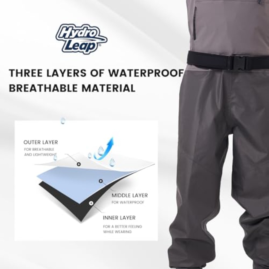 Fishing chest wader with stock - Fishing Waders Breathable ulasan dan harga