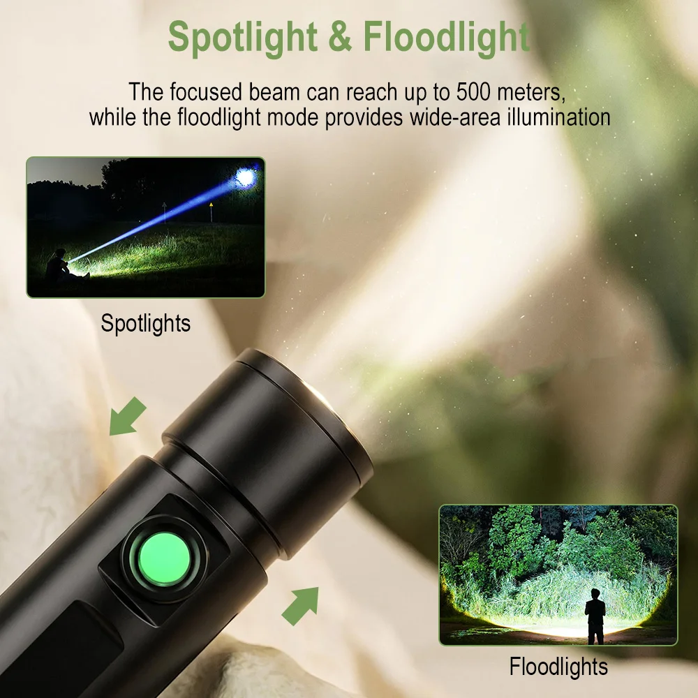 BORUiT 300LM 500M Long Throw L - Outdoor Hunting Bike ulasan dan harga