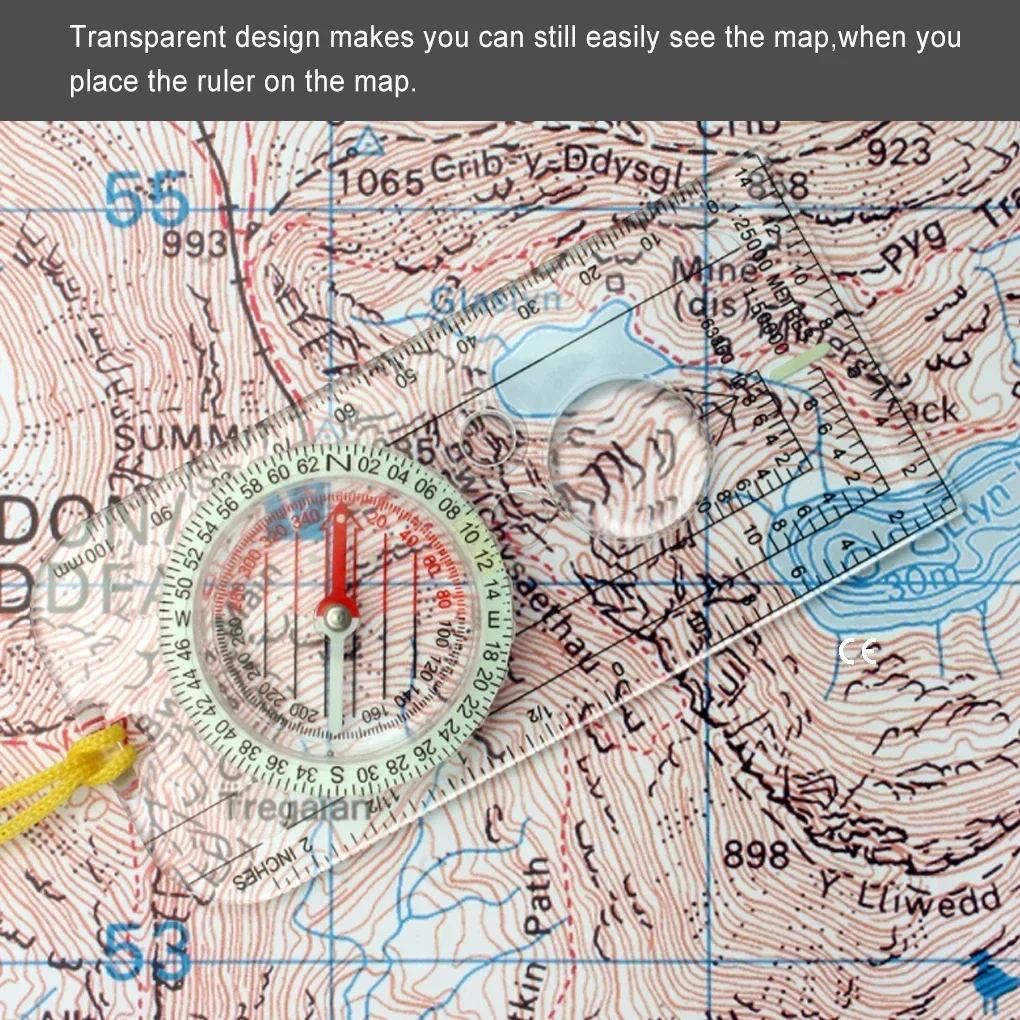 Compass Navigation Map Ruler R - Outdoor Hunting Maps ulasan dan harga