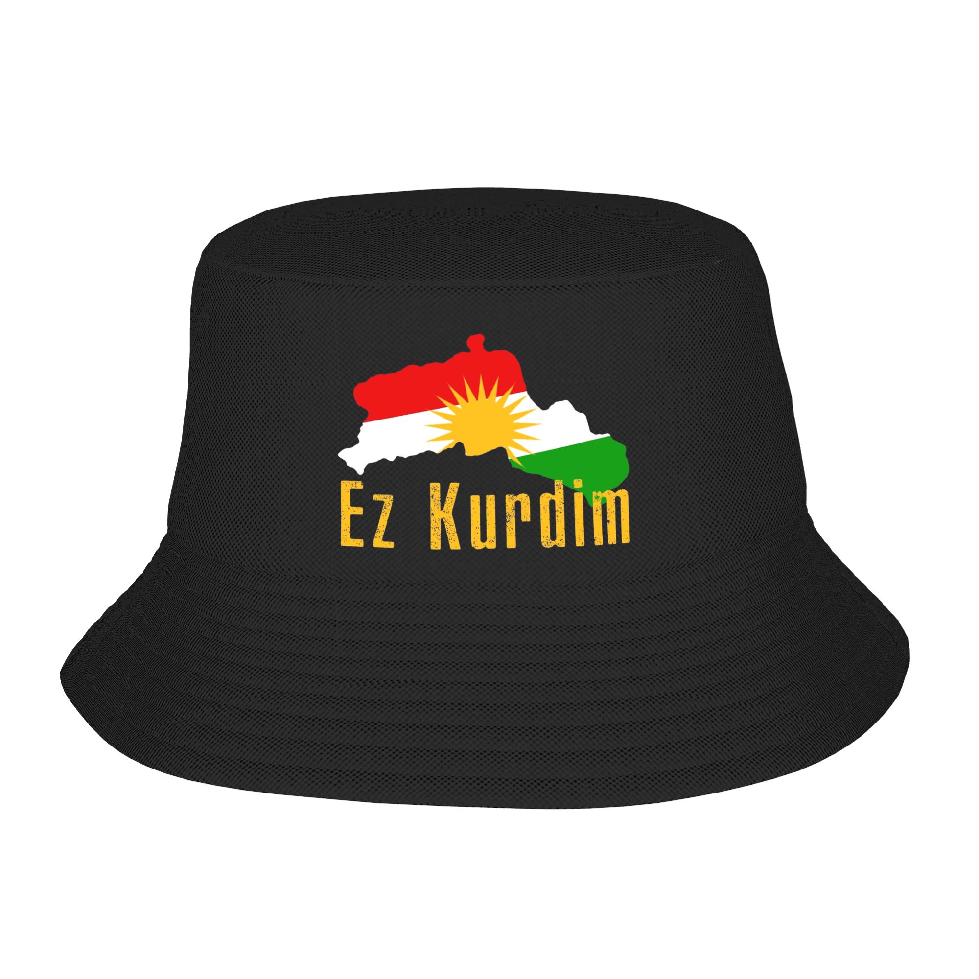 Kurdistan Flag Map  Bucket Hat - Outdoor Hunting Maps ulasan dan harga