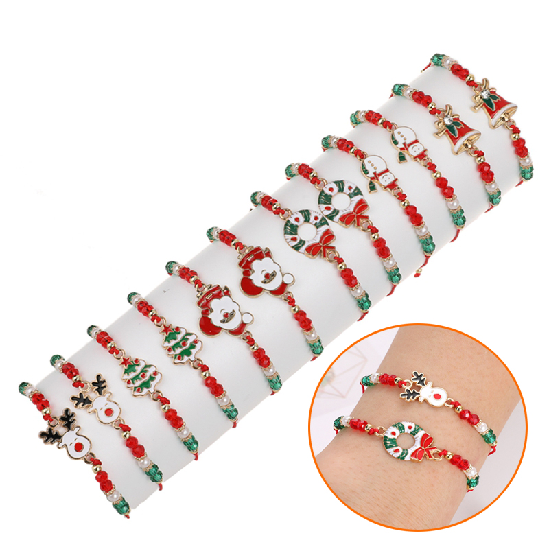 6/12PCS Christmas Red Rope San - Elk Bugle Call ulasan dan harga