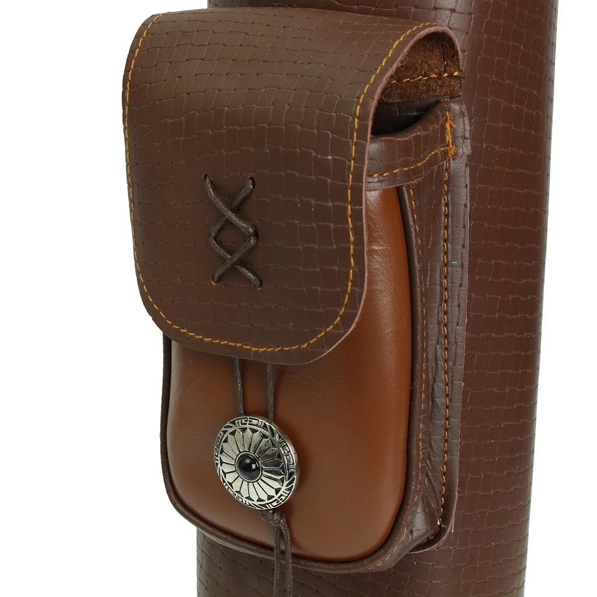 HOT Traditional Genuine Leathe - Quiver Arrow Back ulasan dan harga