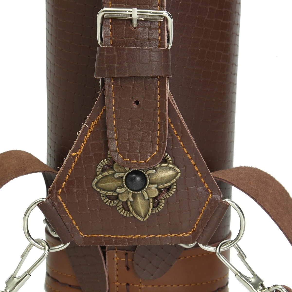 HOT Traditional Genuine Leathe - Quiver Arrow Back ulasan dan harga