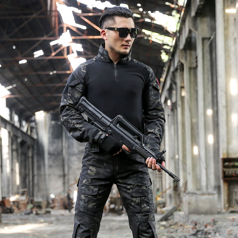 Outdoor Tactical Suits Camoufl - Outdoor Hunting Overalls ulasan dan harga
