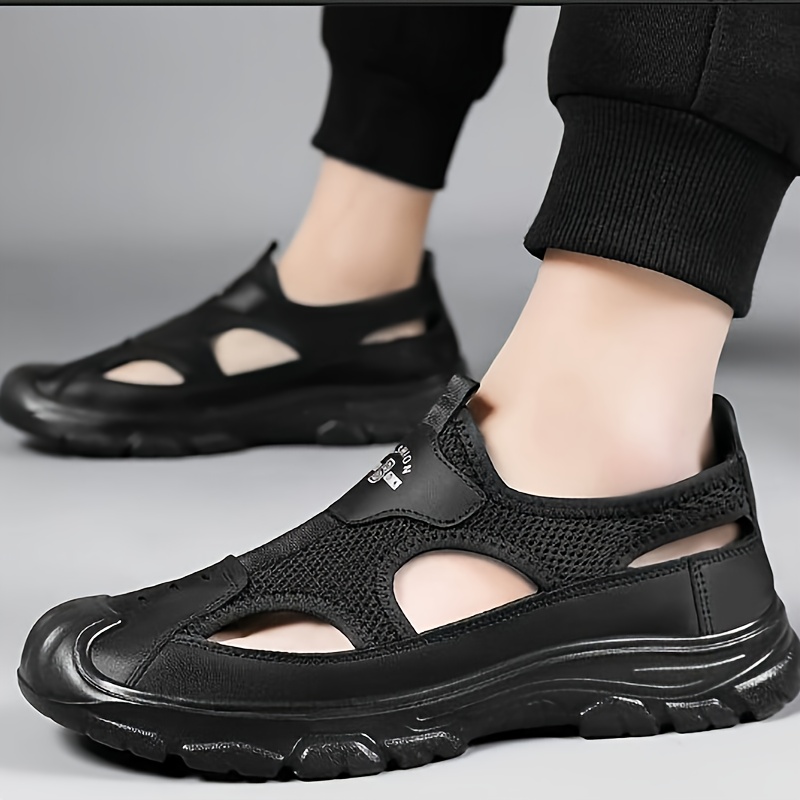 Men Closed Toe Hiking Sandals  - Fishing Waders Breathable ulasan dan harga