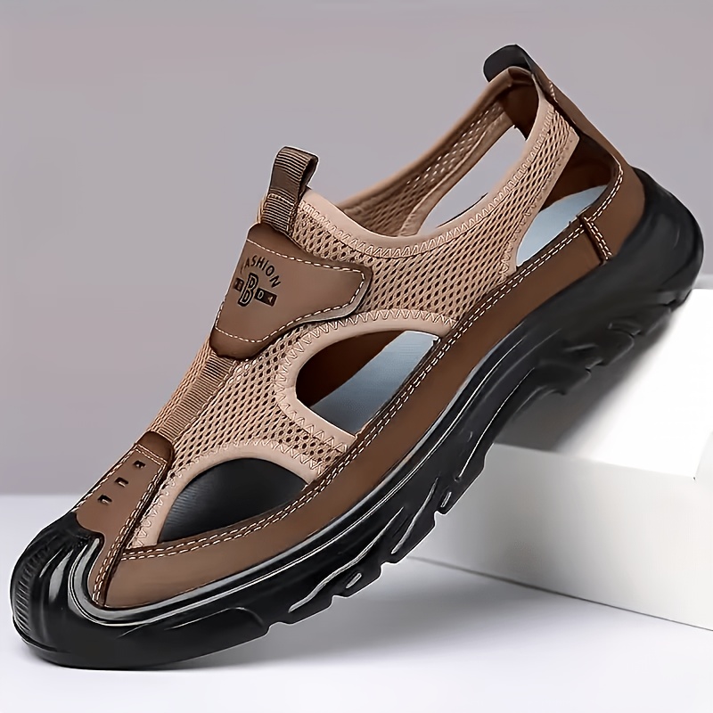 Men Closed Toe Hiking Sandals  - Fishing Waders Breathable ulasan dan harga