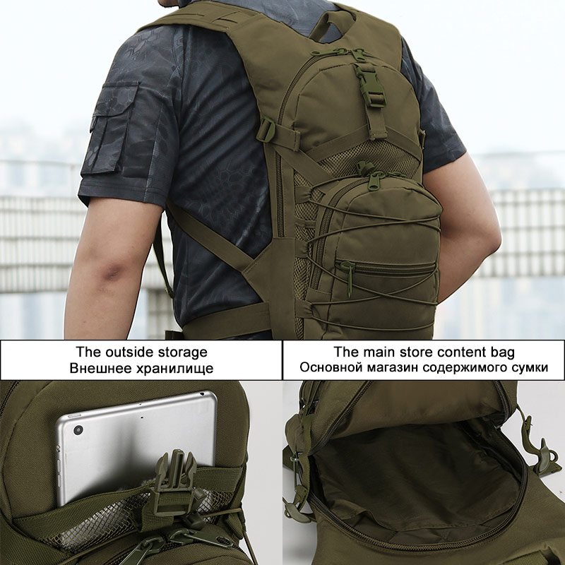 15L Molle Tactical Backpack 80 - Outdoor Hunting Bike ulasan dan harga