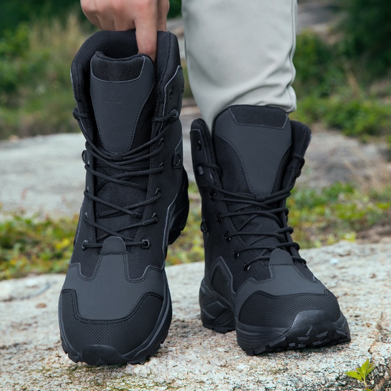 Men Tactical Boots Lace Up Wil - Wildman Hunting & Outdoor ulasan dan harga