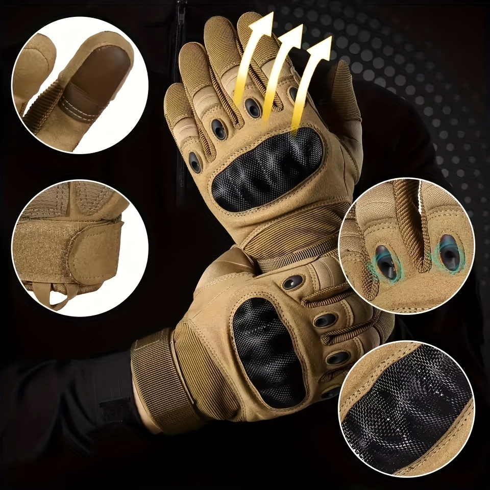 New Men's Full Finger Tactical - Outdoor Hunting Gloves ulasan dan harga
