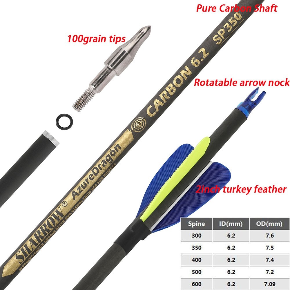 Carbon Arrows 32 Inch Spine 50 - Arrow Carbon Shaft ulasan dan harga