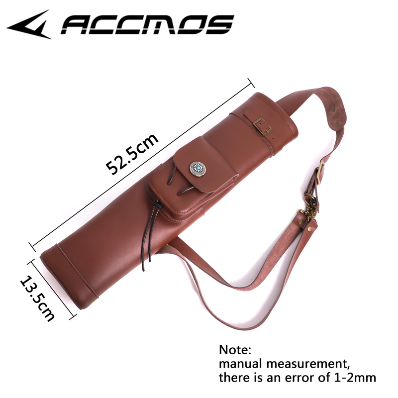 Archery Cowhide Leather Horseb - Quiver Arrow Back ulasan dan harga
