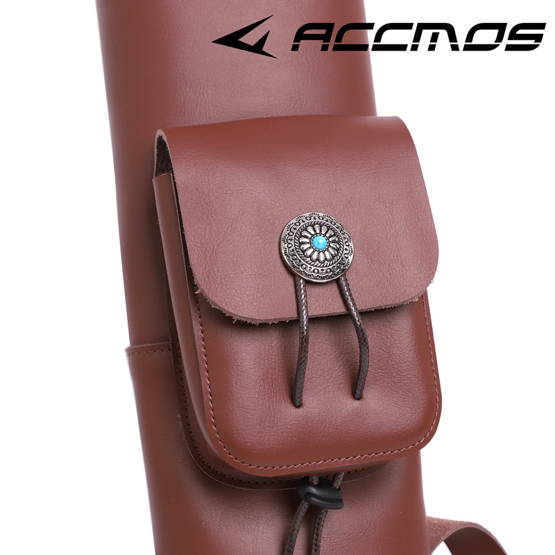 Archery Cowhide Leather Horseb - Quiver Arrow Back ulasan dan harga