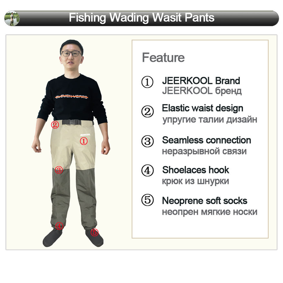 Fly Fishing Waders Fish Wading - Fishing Waders Breathable ulasan dan harga