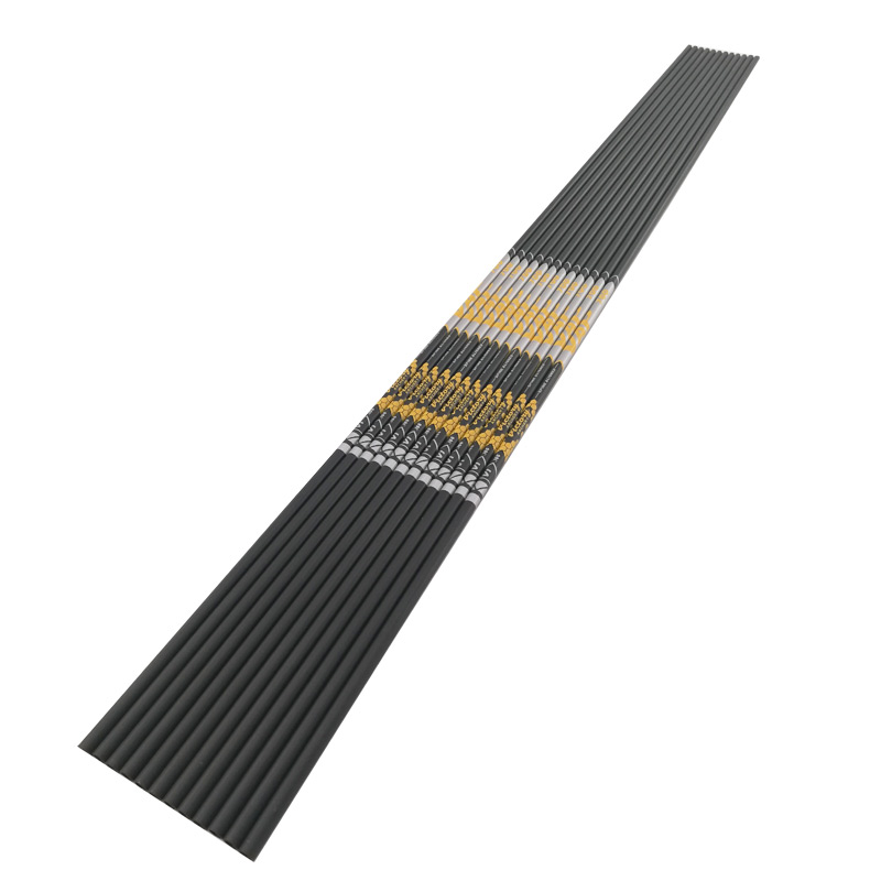 12PCS V1  Spine 350 400 450 50 - Arrow Carbon Shaft ulasan dan harga